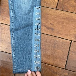 LF skinny detailed jeans